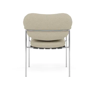 Bollo stol - Barnum 2-polished stainless steel - Fogia
