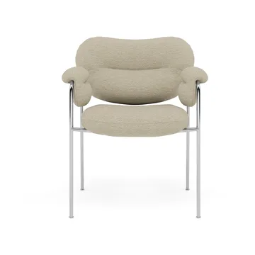 Bollo stol - Barnum 2-polished stainless steel - Fogia