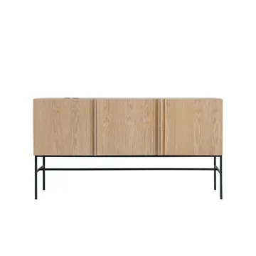 Boss sideboard - ek ljus 3 dörrar metallstativ - Fogia