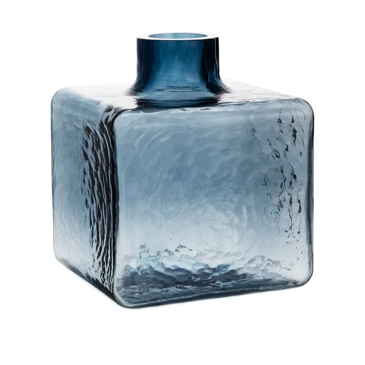 Cube vas - Blue, 23x20x20 cm - Fogia