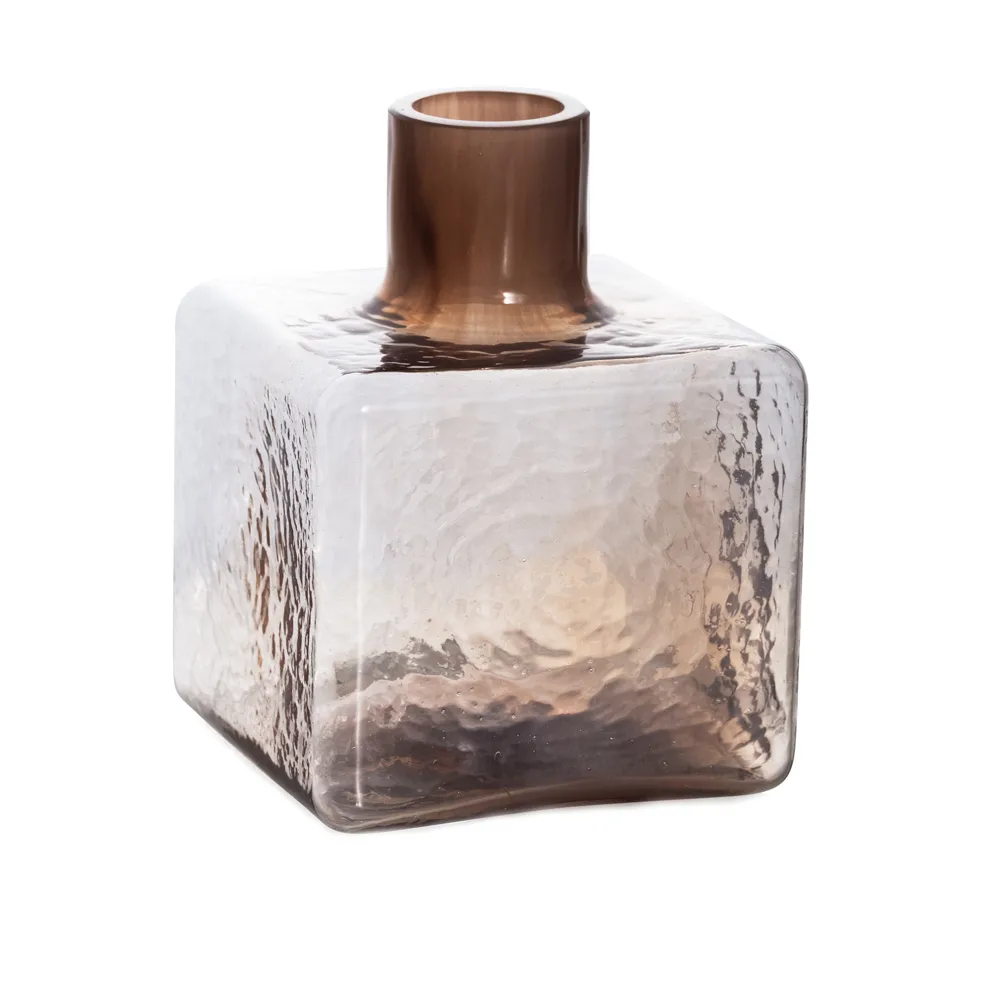 Cube vas, Mocha, 13x10x10 cm Fogia
