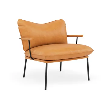 Pico fåtölj - Vintage Cognac-RAL 9005 - Fogia