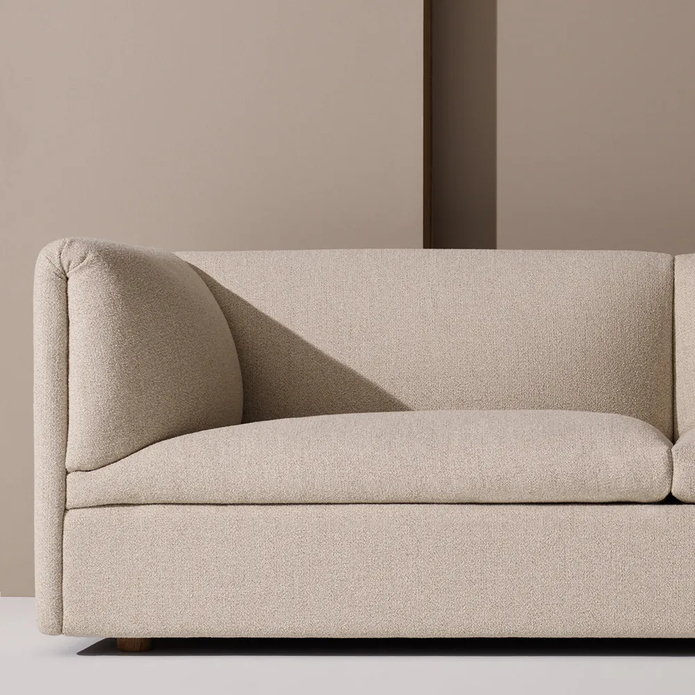 Retreat soffa 2,5-sits, 2,5-sits tyg fiord 391 svart Fogia