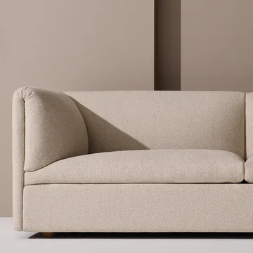 Retreat soffa 2,5-sits - 2,5-sits tyg fiord 391 svart - Fogia