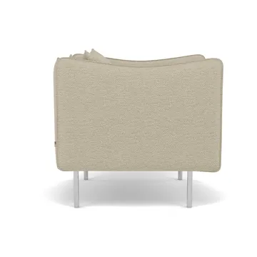Tiki fåtölj small - Barnum 2-polished stainless steel - Fogia