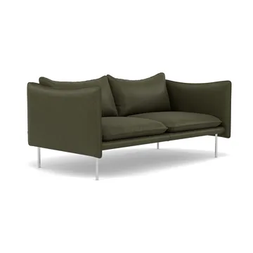 Tiki soffa 2-sits - Vintage Olive-polished stainless steel - Fogia