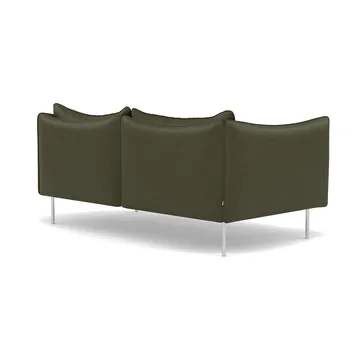 Tiki soffa 2-sits - Vintage Olive-polished stainless steel - Fogia
