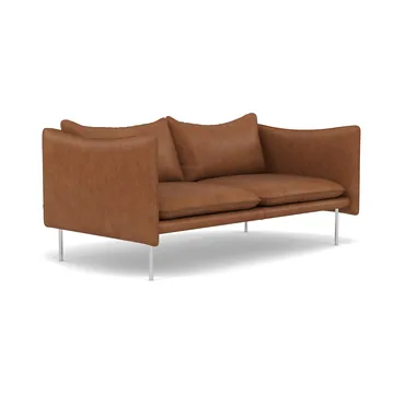 Tiki soffa 2-sits - Vintage Rangers-polished stainless steel - Fogia