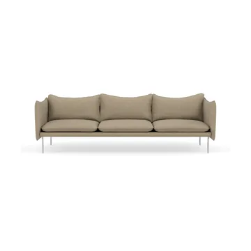 Tiki soffa 3-sits - Ecriture 0240-polished stainless steel - Fogia