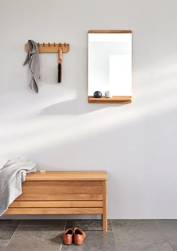 A Line förvaringsbänk 111 cm - Ek - Form & Refine