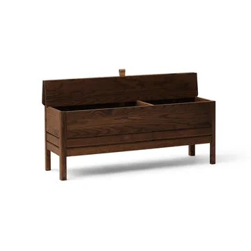 A Line förvaringsbänk 111 cm - Rökt ek - Form & Refine