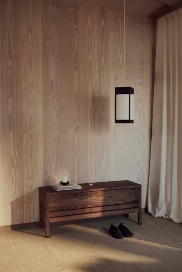 A Line förvaringsbänk 111 cm - Rökt ek - Form & Refine