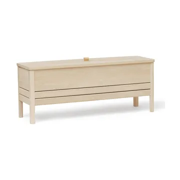 A Line förvaringsbänk 111 cm - Vit ek - Form & Refine