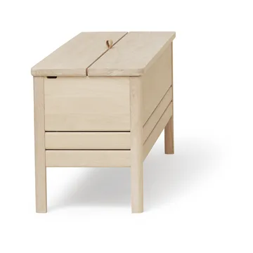 A Line förvaringsbänk 111 cm - Vit ek - Form & Refine