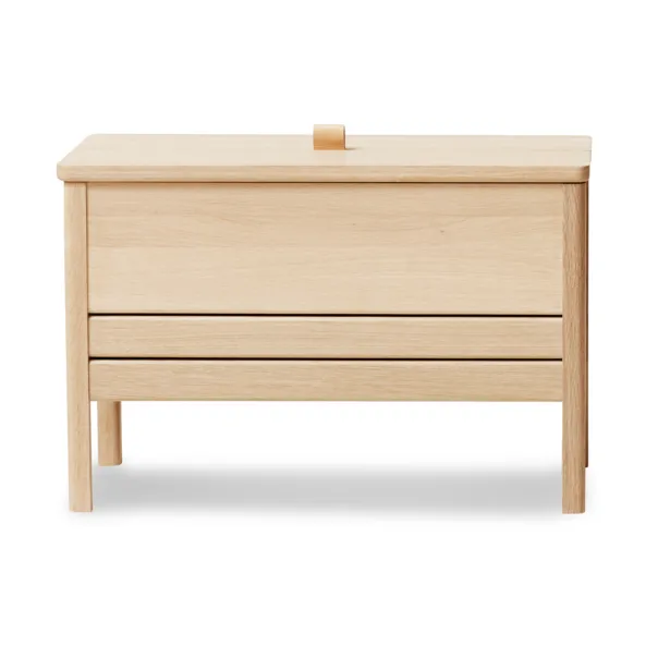 A Line förvaringsbänk 68 cm, Vitoljad ek Form & Refine