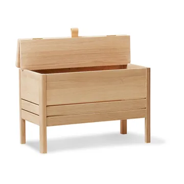 A Line förvaringsbänk 68 cm - Vitoljad ek - Form & Refine