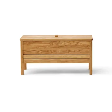 A Line förvaringsbänk 90 cm - Ek - Form & Refine