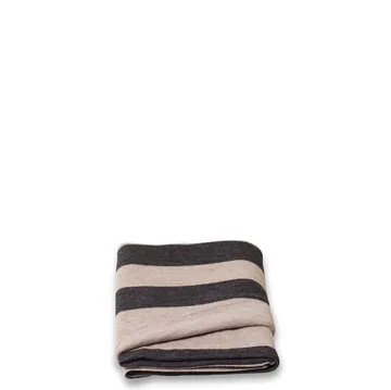 Aymara filt 130x190 cm - Ribbon Beige-black - Form & Refine