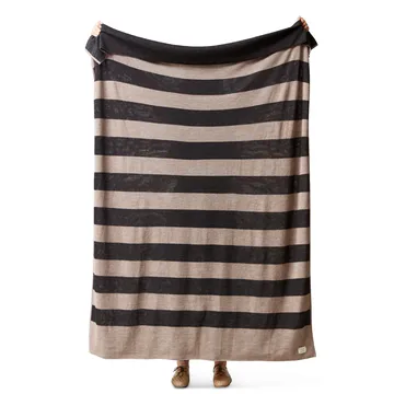 Aymara filt 130x190 cm - Ribbon Beige-black - Form & Refine