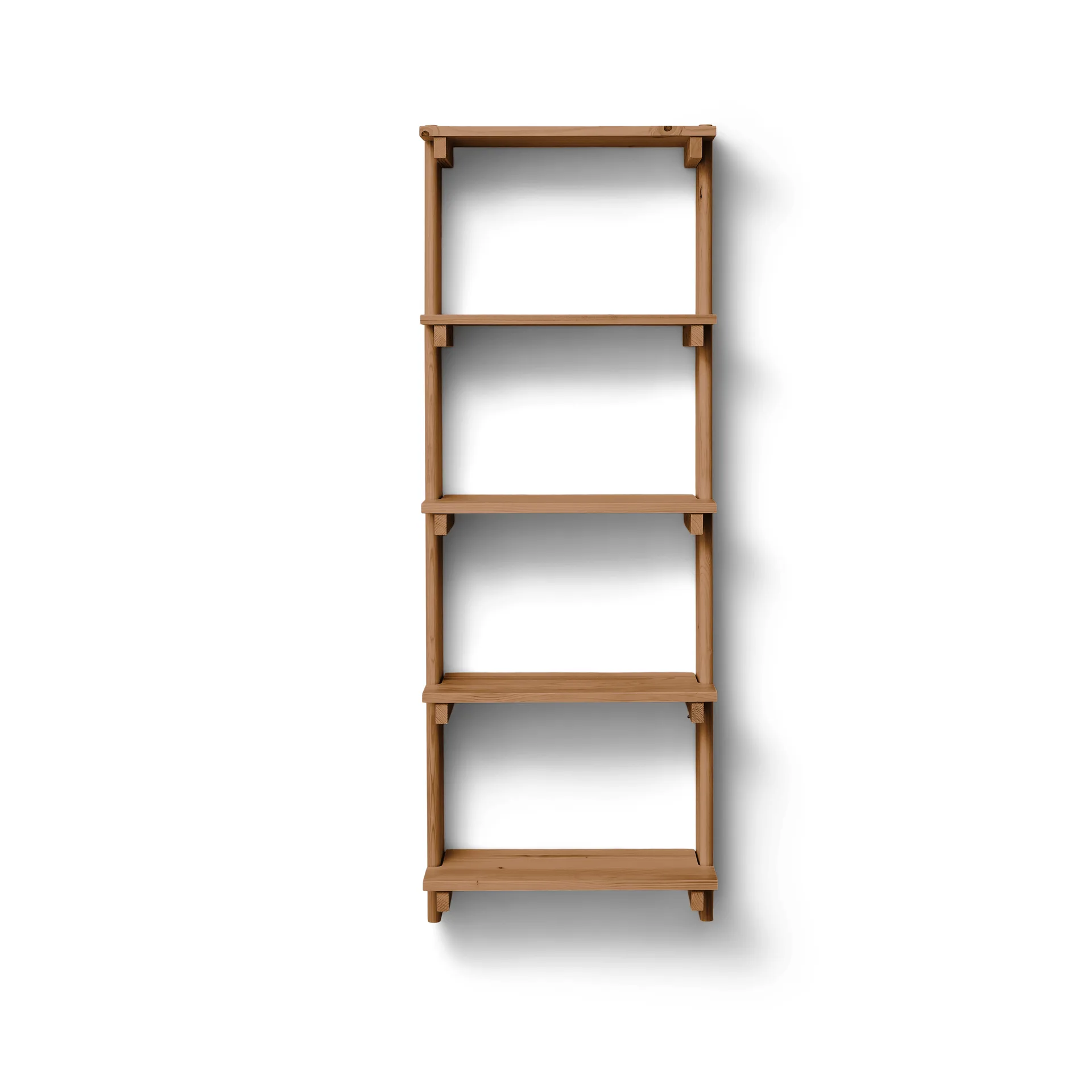 Beam Shelf vägghylla, Deep brown pine, 60x167x25 cm Form & Refine