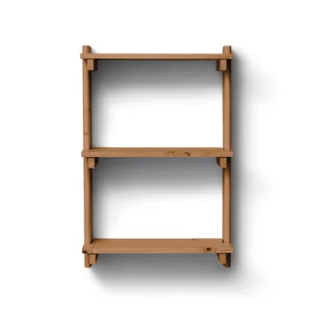 Beam Shelf vägghylla - Deep brown pine, 60x90,5x25 cm - Form & Refine