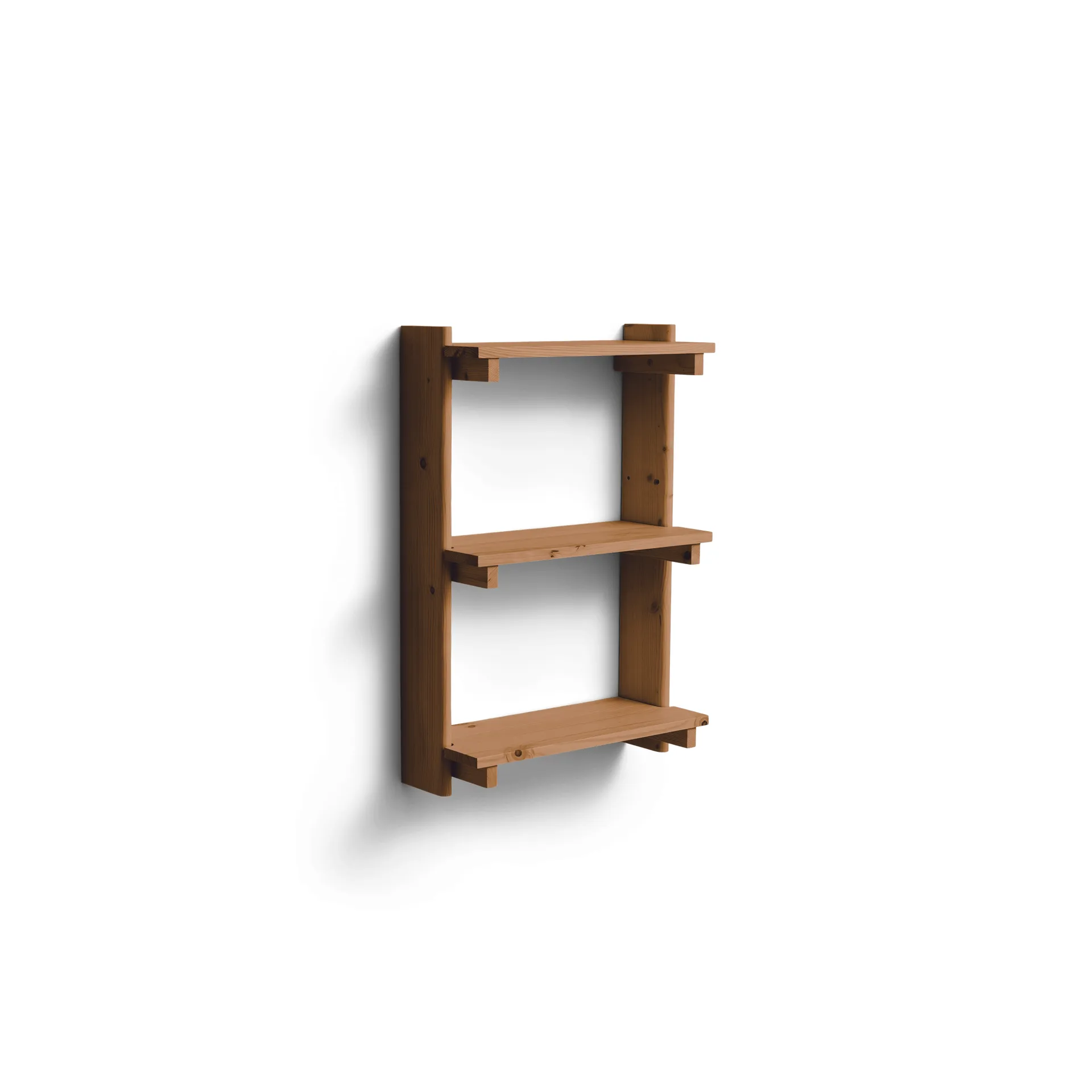 Beam Shelf vägghylla, Deep brown pine, 60x90,5x25 cm Form & Refine