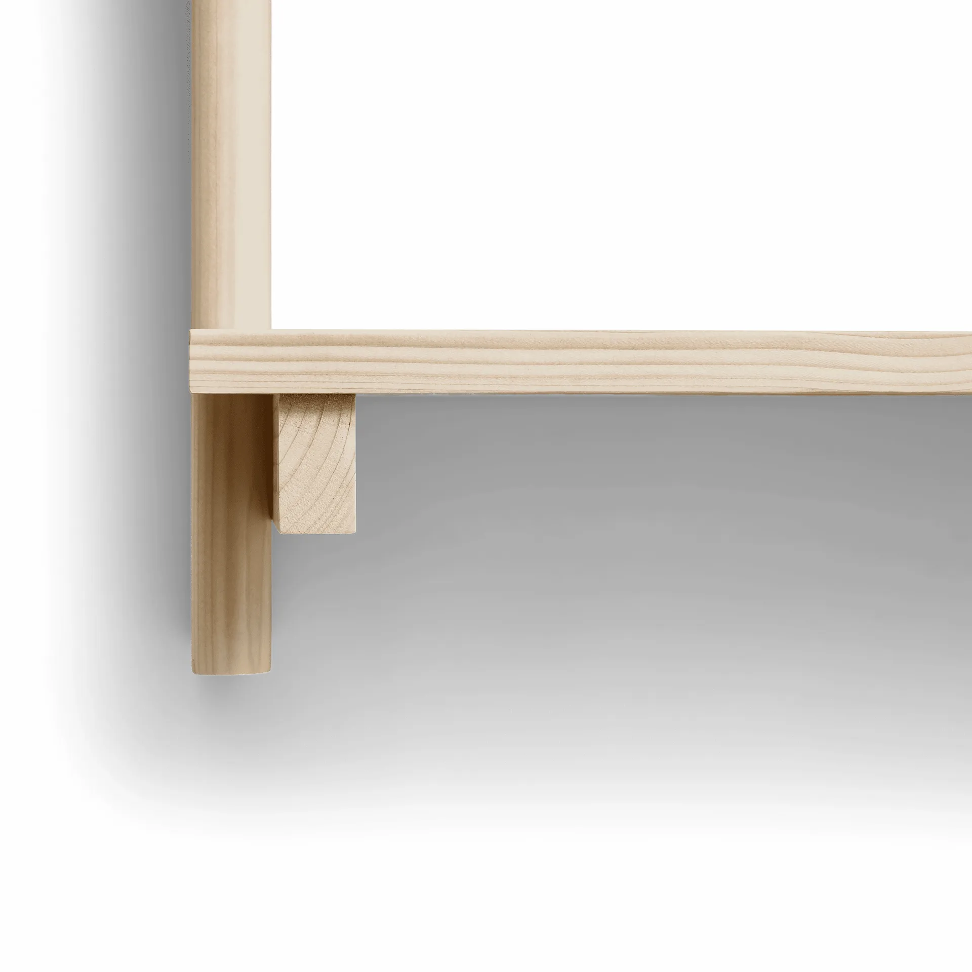 Beam vägghylla 3 hyllor, Furu Form & Refine