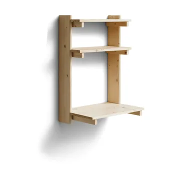 Beam vägghylla med skrivbord - Furu - Form & Refine