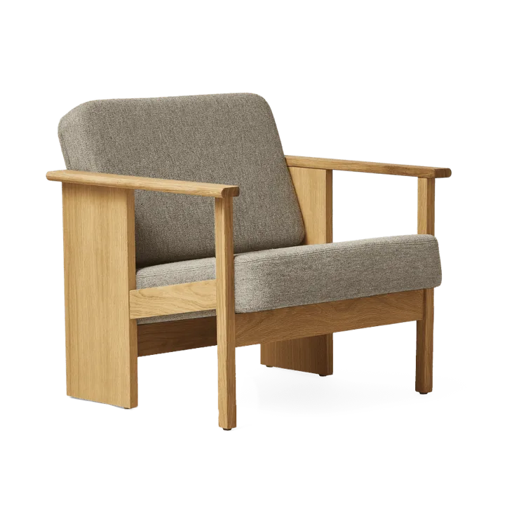 Block loungestol - Ek-Hallingdal 65-0227 - Form & Refine