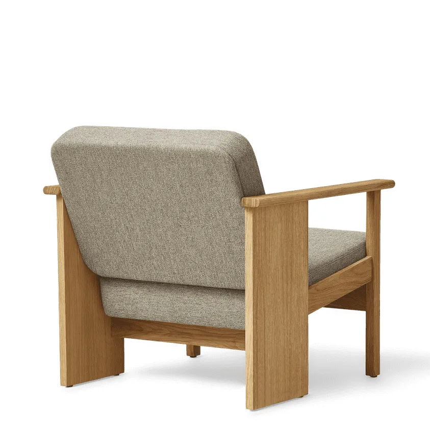 Block loungestol, Ek-Hallingdal 65-0227 Form & Refine