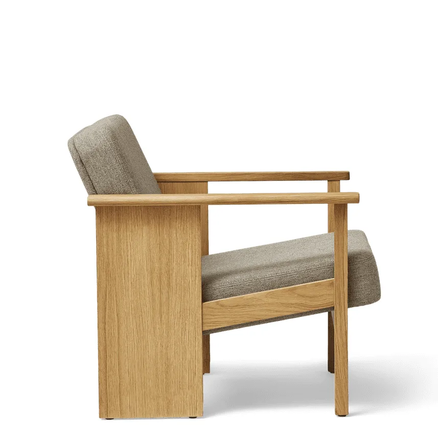 Block loungestol, Ek-Hallingdal 65-0227 Form & Refine