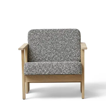 Block loungestol - Vit ek-Zero 0004 - Form & Refine