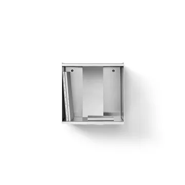 Taper Cube Box vägghylla - Rostfritt stål, 34x35 cm - Form & Refine