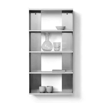 Taper vägghylla - Rostfritt stål, 50x98 cm - Form & Refine