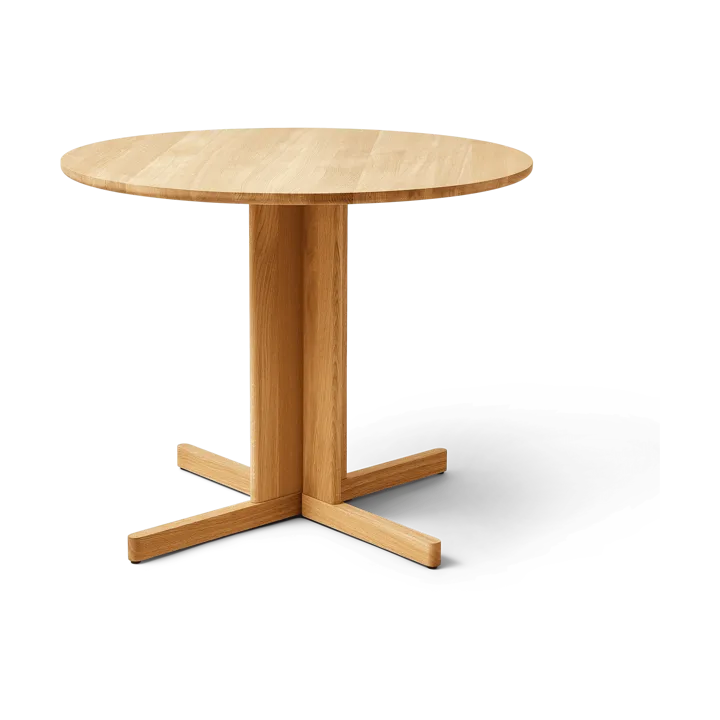 Trefoil matbord Ø90 cm - Ek - Form & Refine