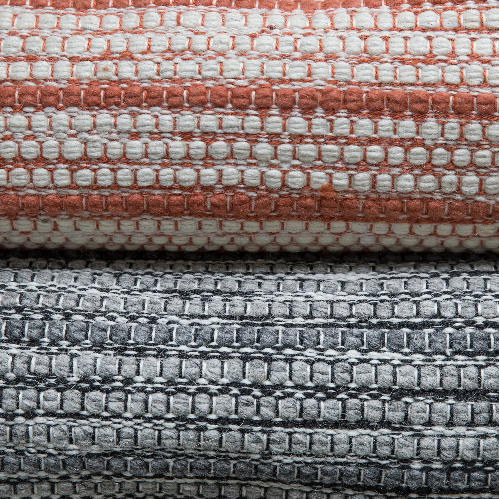 Stripe matta 170x230 cm, Burnt orange Formgatan