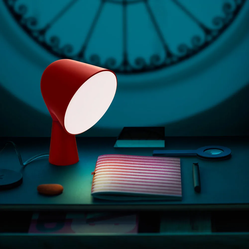 Binic bordslampa, bianco Foscarini