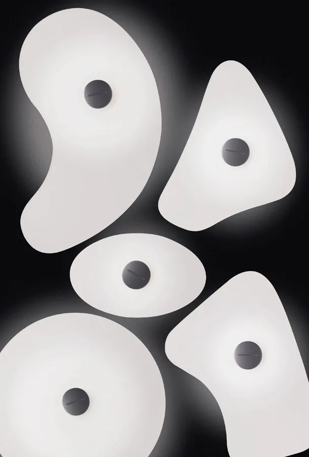 Bit 1 vägglampa, vit Foscarini