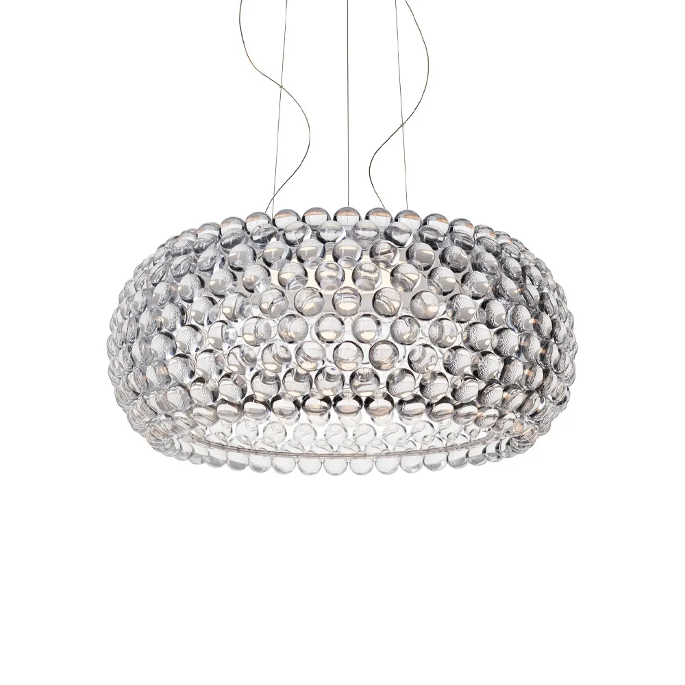 Caboche Plus grande dimbar pendel, Transparent Foscarini