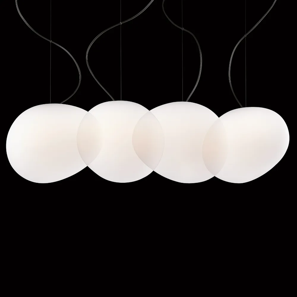 Gregg media pendel, vit Foscarini