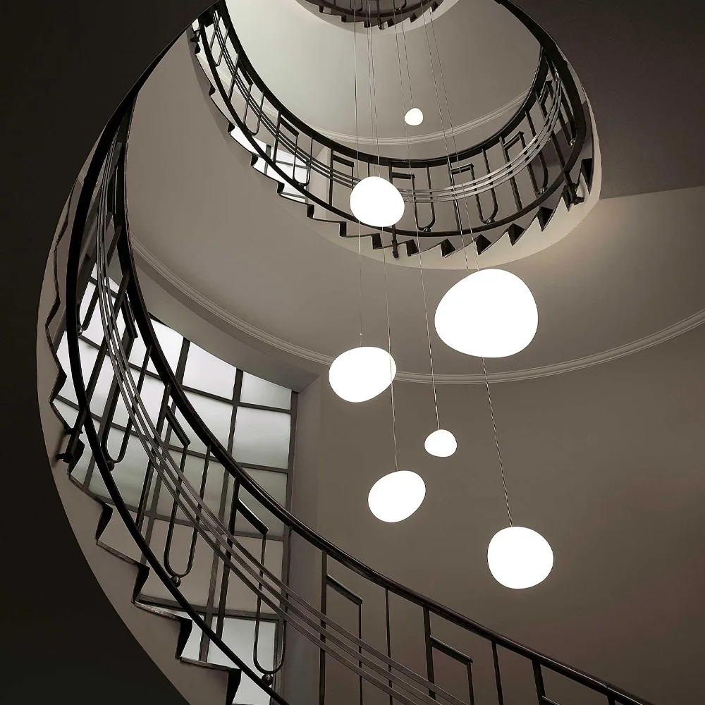 Gregg media pendel, vit Foscarini