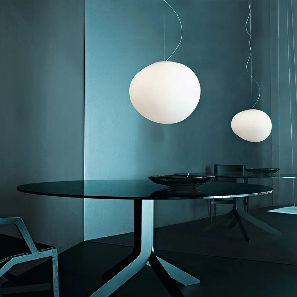 Gregg media pendel, vit Foscarini