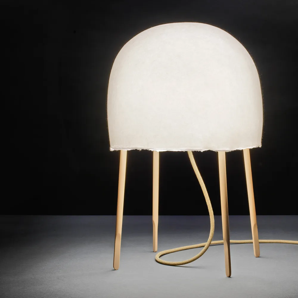 Kurage bordslampa, bianco, washi paper Foscarini