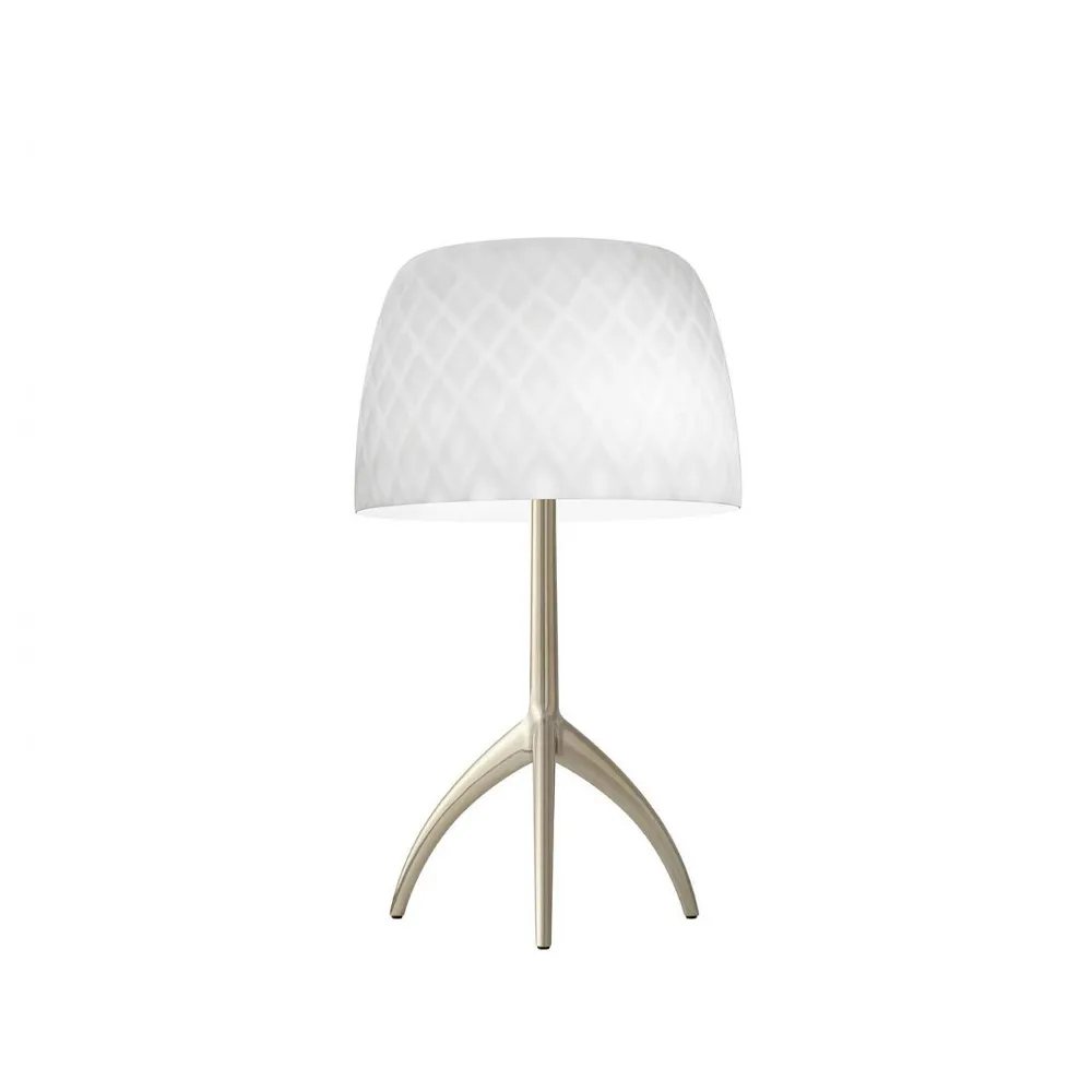 Lumiere 30th Piccola bordslampa, champagne, pastilles, on/off Foscarini