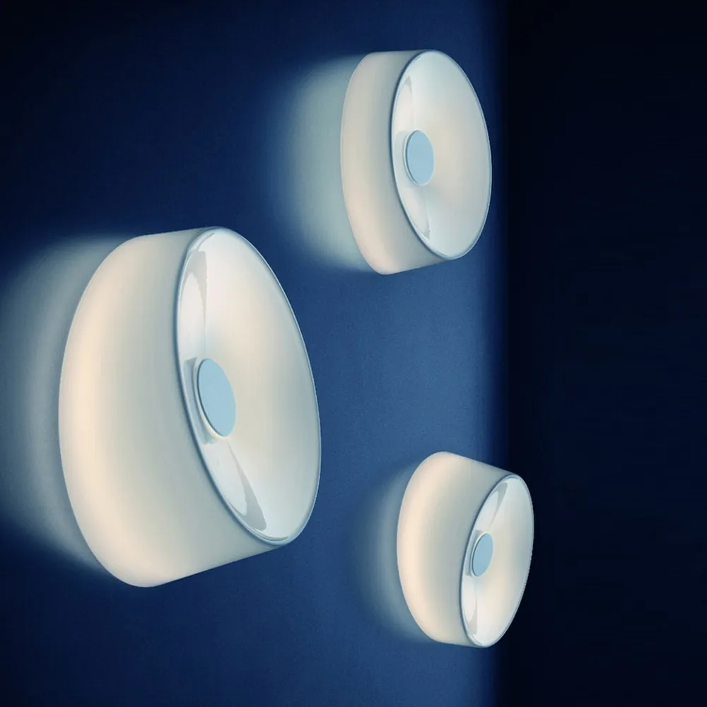 Lumiere XXL plafond, vit, led Foscarini