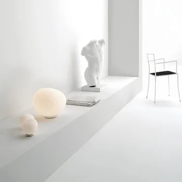 Poly Gregg X-large bordslampa - vit - Foscarini