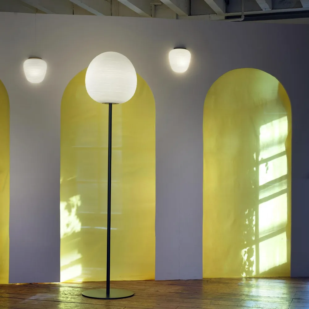 Rituals XL golvlampa, bianco/bianco Foscarini