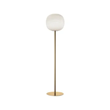 Rituals XL golvlampa - oro/bianco, guldfärgad stativ - Foscarini