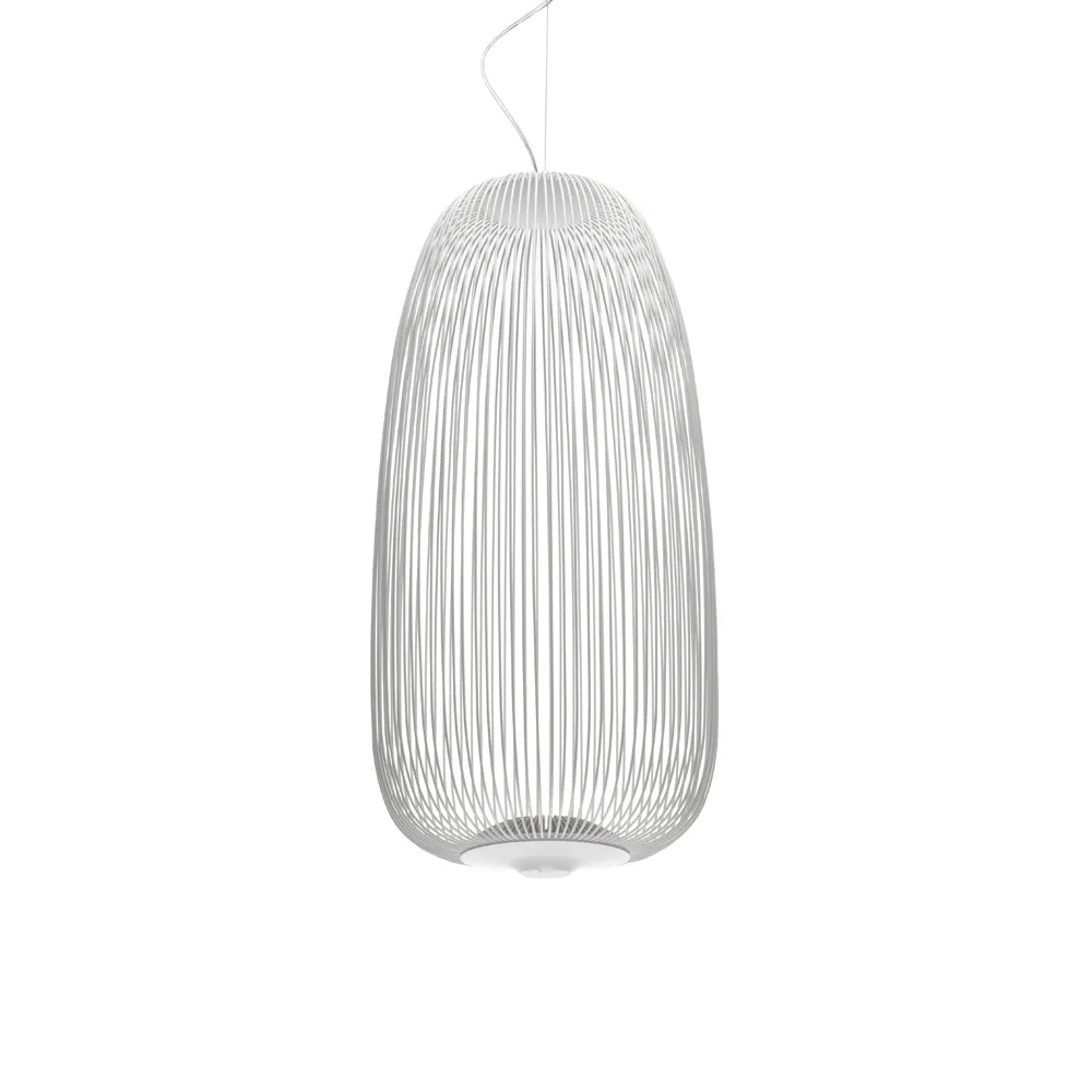 Spokes 1 pendel, vit Foscarini