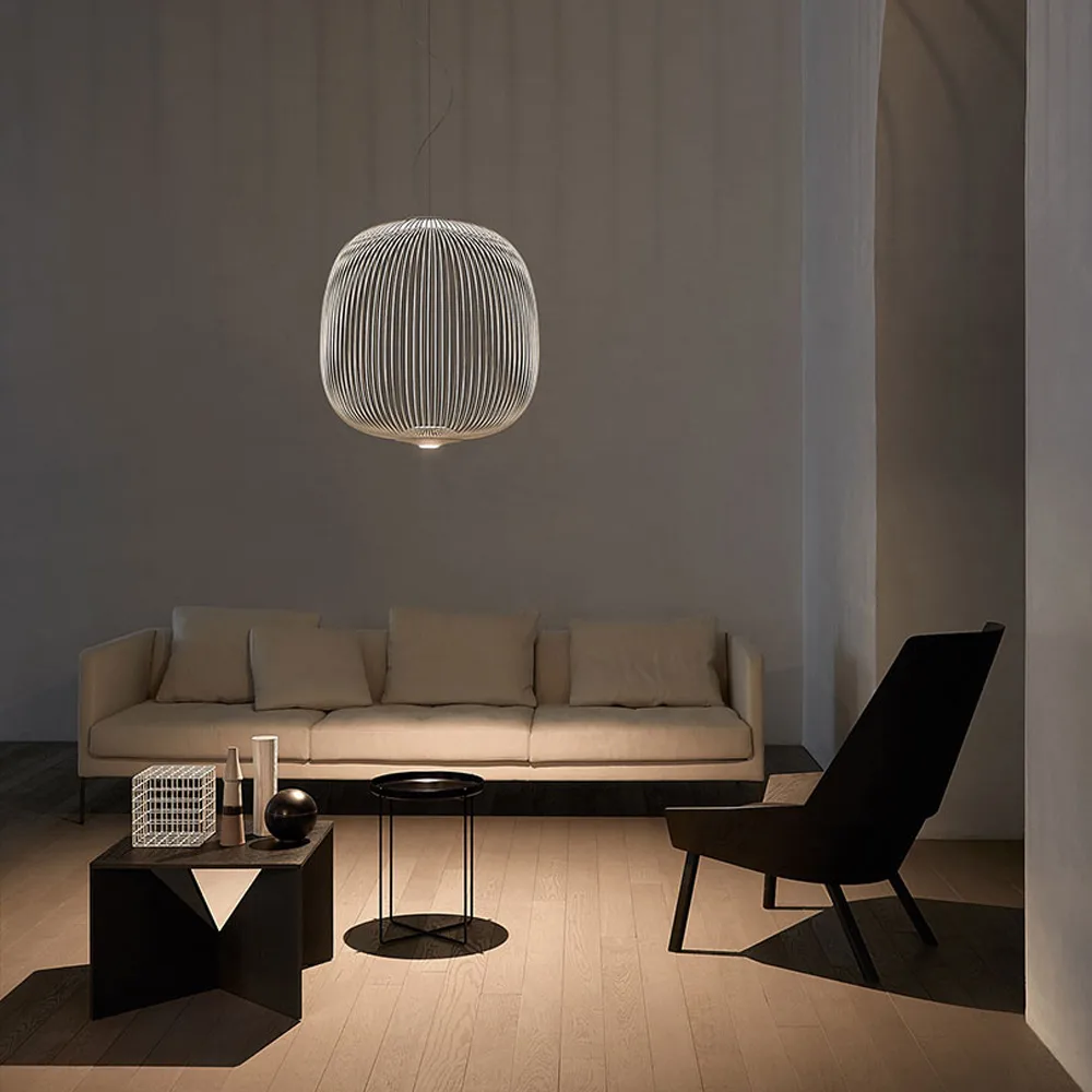 Spokes 2 Dimbar pendel, vit Foscarini